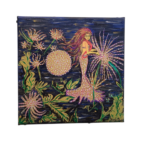 Ocean Muse No. 6 - Œuvre d'art originale (20 cm X 20 cm)