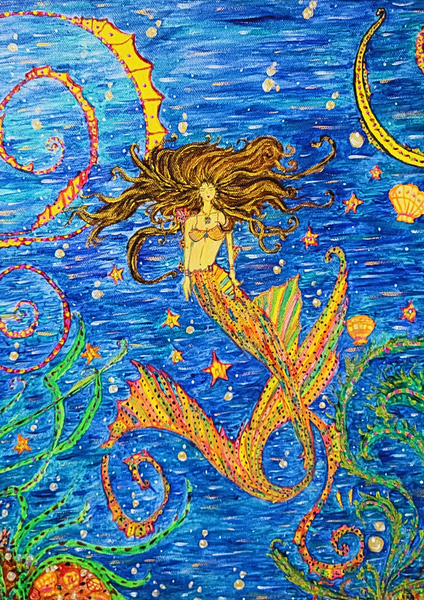 Ocean Muse No. 4 — La Sirène et les Astres Marins
